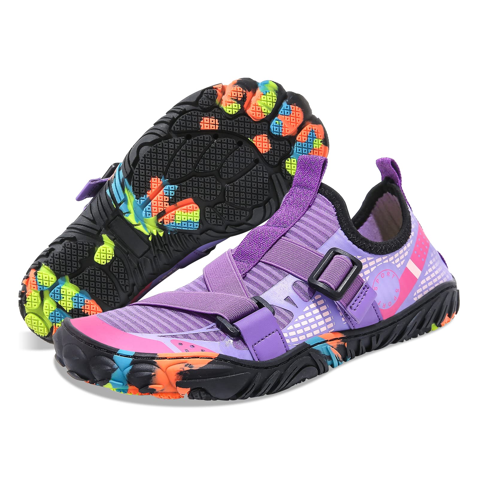 SPUKEP Quick-Dry Water Shoes for Women & Men - Non-Slip Barefoot Swim Shoes for Pool, Beach, Hiking, Diving & Yoga | Lightweight Aqua Shoes for Water Sports & Outdoor Activities