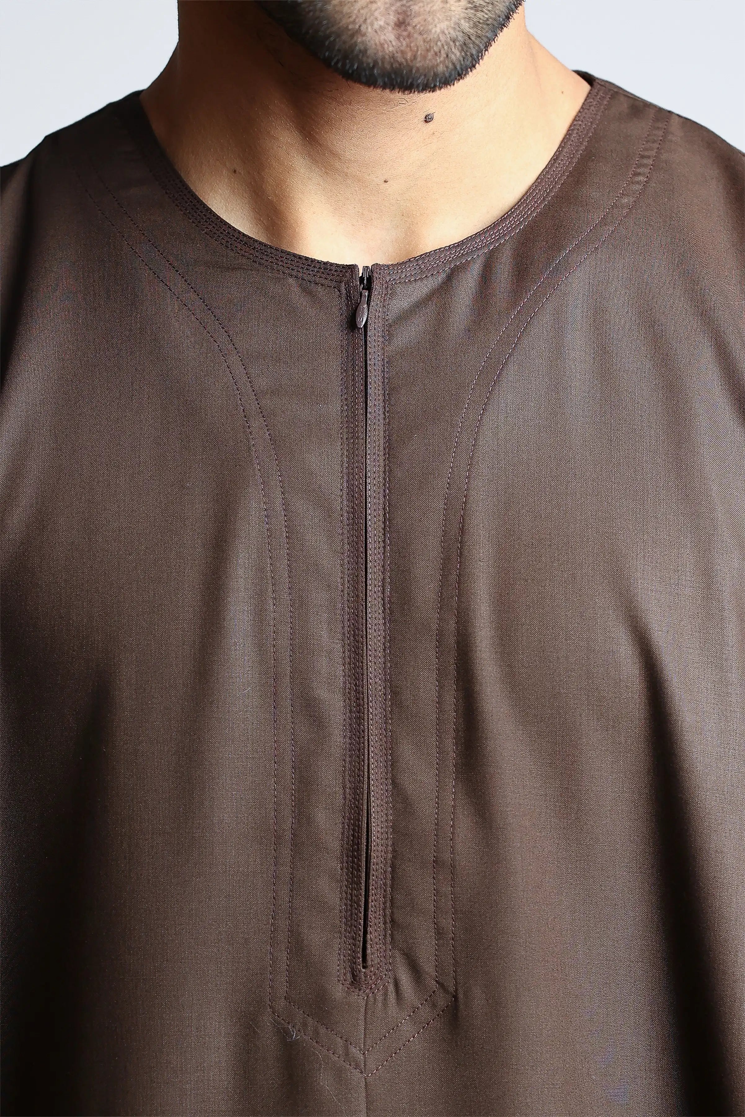 J152 Morocco Brown Half Sleeve T-Shirt for Men - Stylish Casual Wear for Everyday Outfits & Summer Fashion