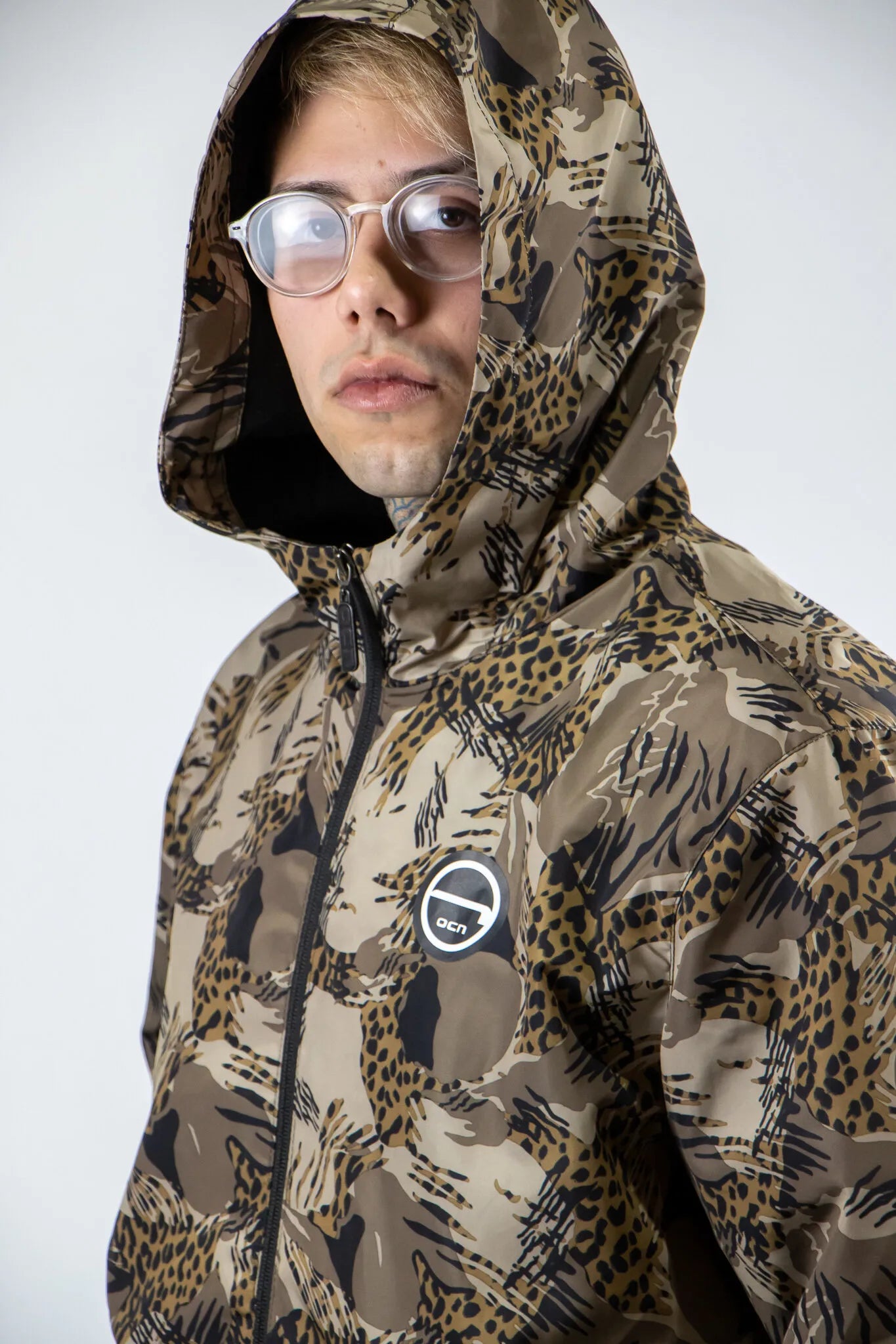Unisex Ocn Windbreaker Jacket - Carter Lake Brown Camel for Outdoor Hiking & Casual Wear