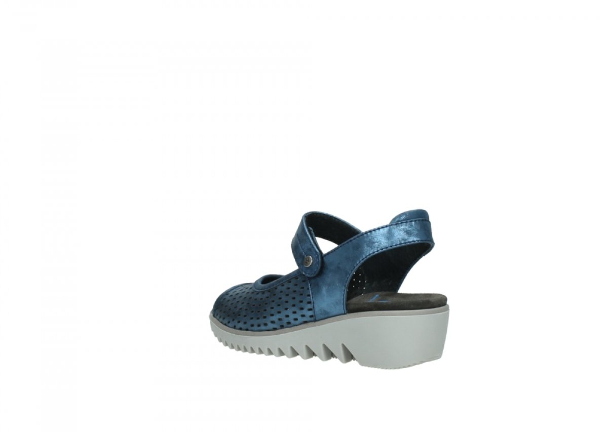 Wolky Women's Blade Blue Sandal Size 41 | Comfortable Walking Shoes for Women | Perfect for Beach, Vacation & Summer Outfits