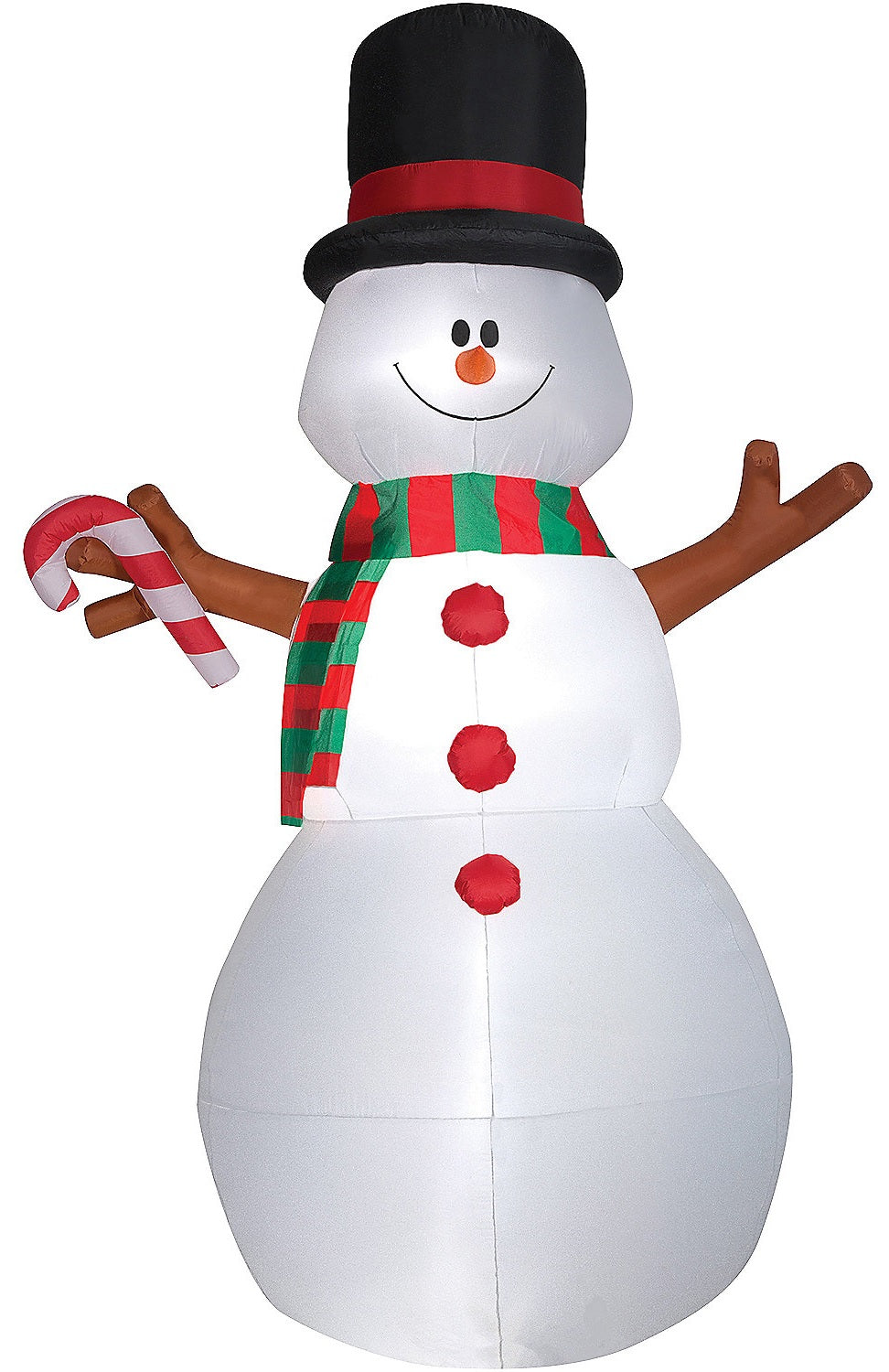 10' Inflatable Swiveling Snowman Christmas Decoration - Outdoor Yard Decor for Holiday, Xmas, Winter Lawn & Garden Decorations - Perfect for Front Yard, Backyard, and Seasonal Party Decor