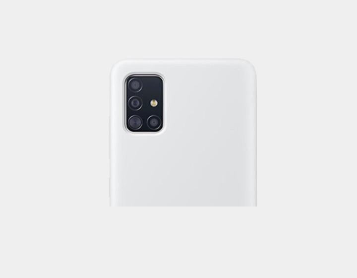 Samsung Galaxy A51 (SM-A515F/DS) 128GB Unlocked Smartphone - 4GB RAM, Dual SIM, 64GB SD Card & Case Included - Prism Crush White - Perfect for Travel, Business & Everyday Use