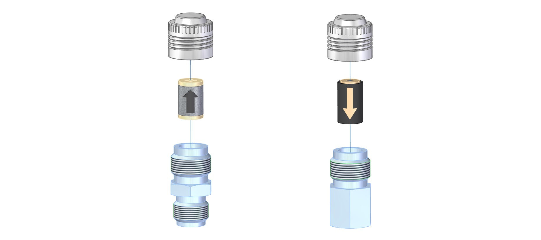 LD300 (GMP) Check Valve Kit - High-Quality Replacement for Water Filtration Systems | Perfect for Home, Industrial & Commercial Use