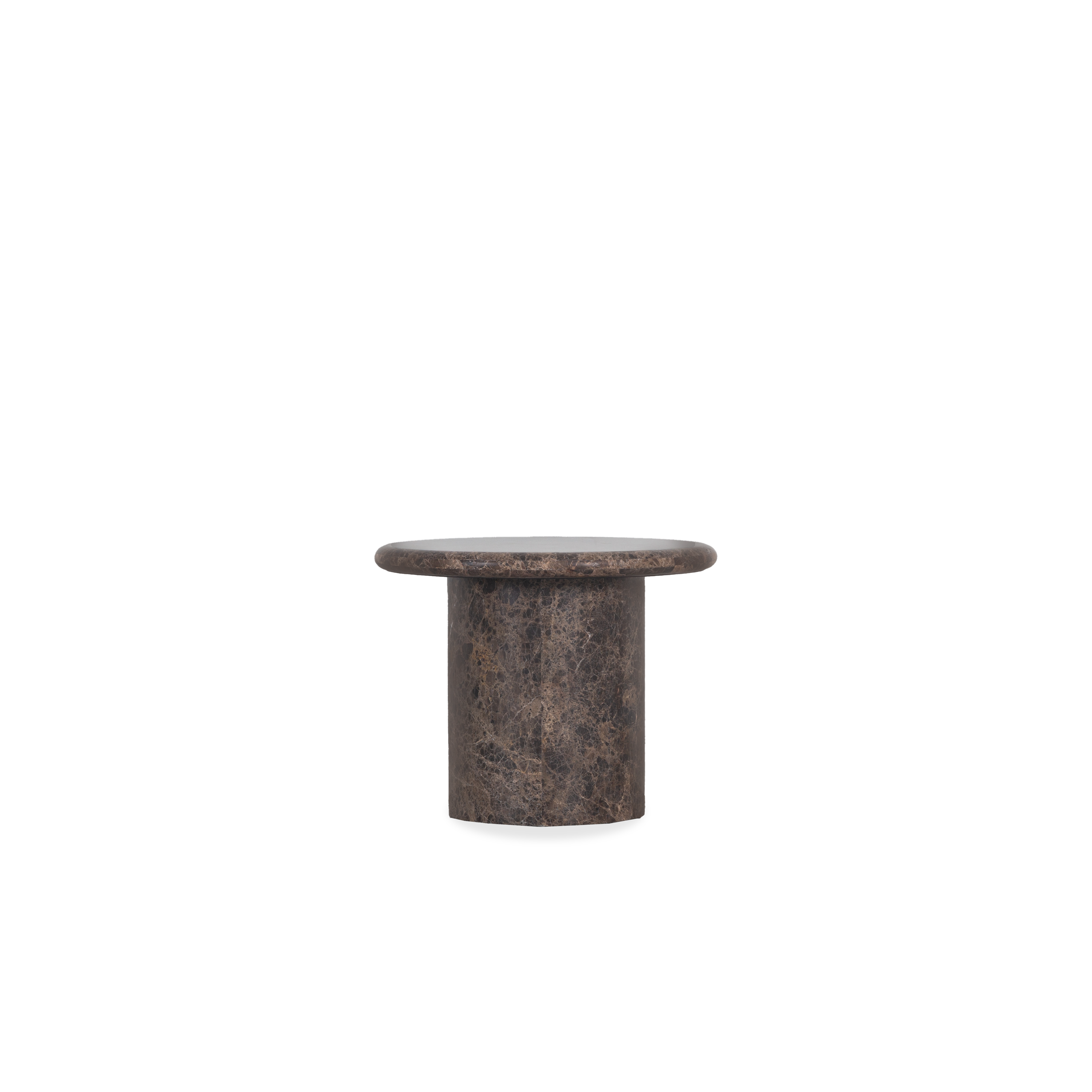 Aldo Side Table - Modern Nightstand with Storage Shelf for Bedroom, Living Room, or Office - Compact End Table with Sturdy Metal Frame and Wooden Top (123585110000)