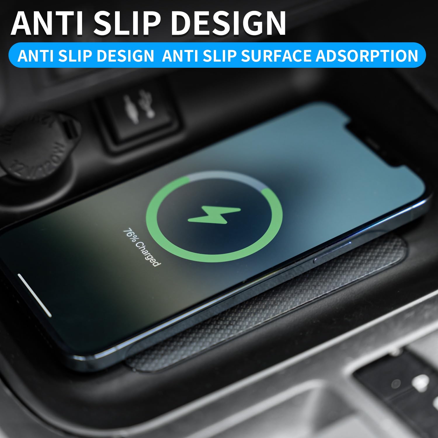 **Magnetic Wireless Car Charger for Toyota RAV4 2019-2025 - Qi-Certified Fast Charging Pad Replacement Accessory | Perfect for Commuting & Road Trips**