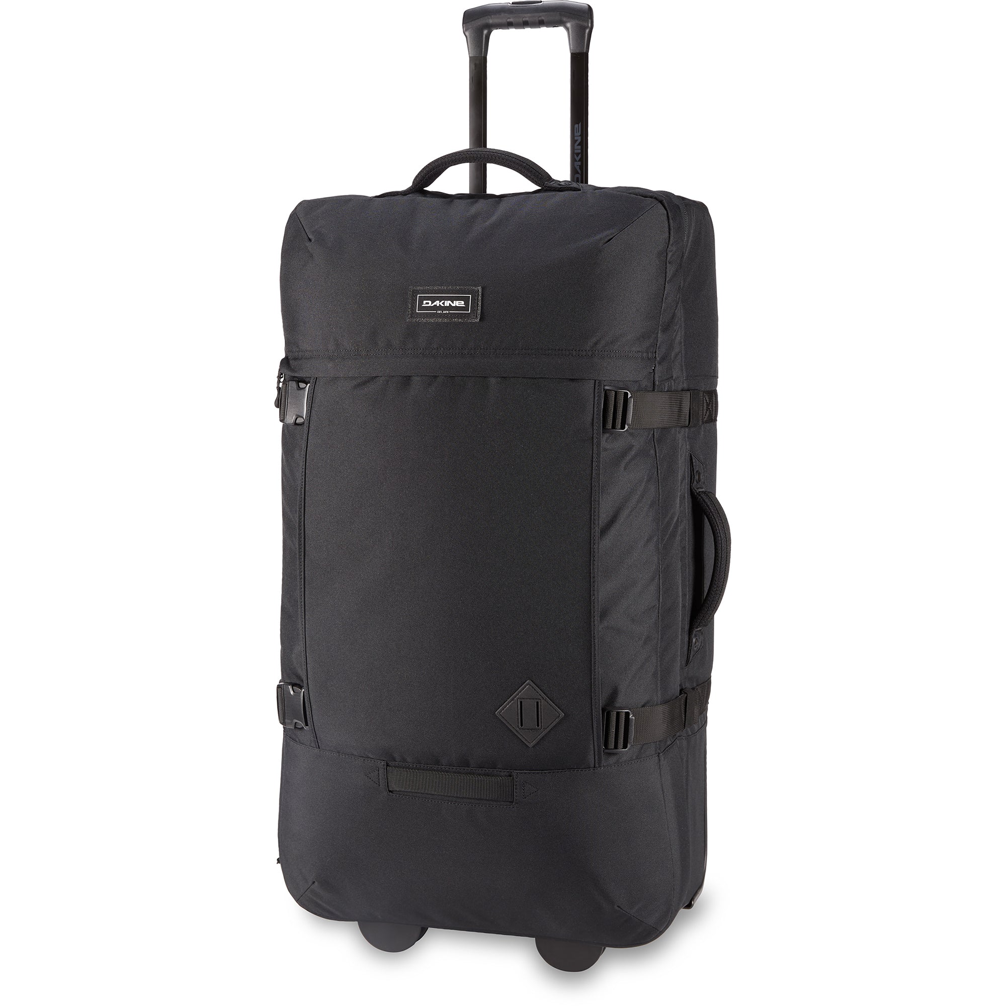 Dakine 365 Roller 120L Black Luggage - Large Capacity Travel Suitcase for Airlines, Business Trips & Vacation Packing