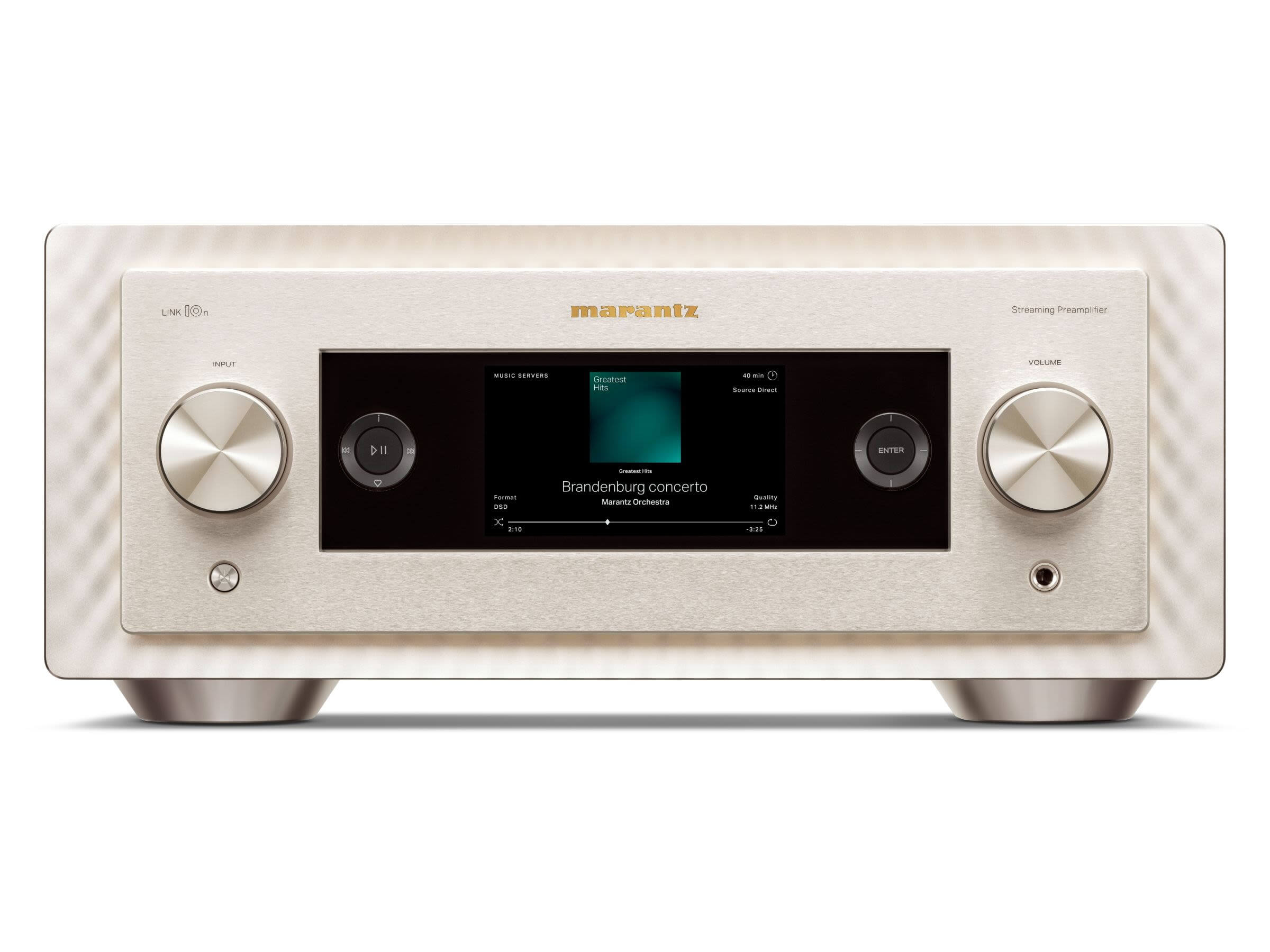 Marantz Link 10n Wireless Streaming Amplifier - Hi-Fi Audio System for Home Theater & Music | Perfect for Living Rooms, Bedrooms & Home Offices