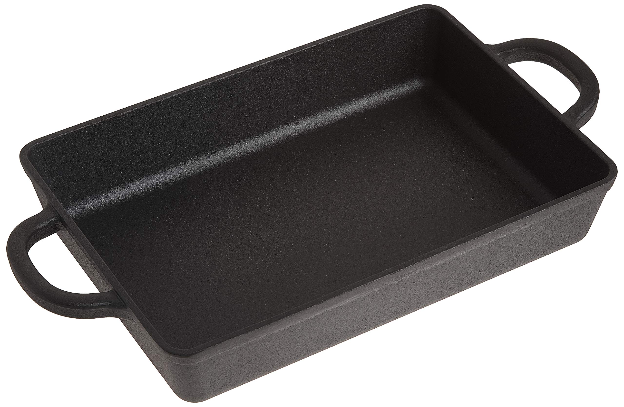 Premium Crock Pot Artisan 13 Inch Preseasoned Cast Iron Rectangular Lasagna Pan - Oven Safe, Nonstick Surface for Perfect Baked Pasta, Casseroles & Desserts | Ideal for Family Dinners, Holiday Cooking & Meal Prep