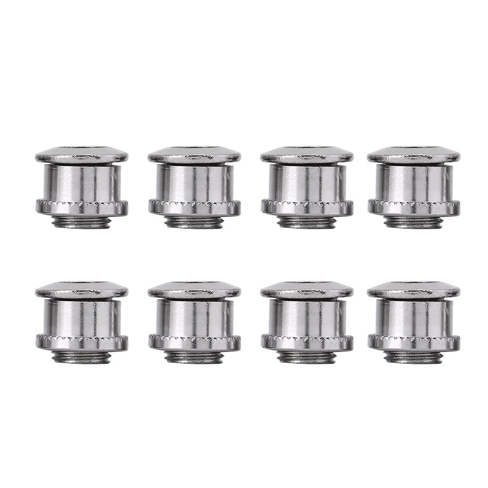 HERCHR 8 Pairs Bike Crankset Lock Screws Bolts - Compatible with Mountain & Road Bicycles - Chain Wheel Crank Nut Replacement Parts - Perfect for Bike Maintenance & Repair