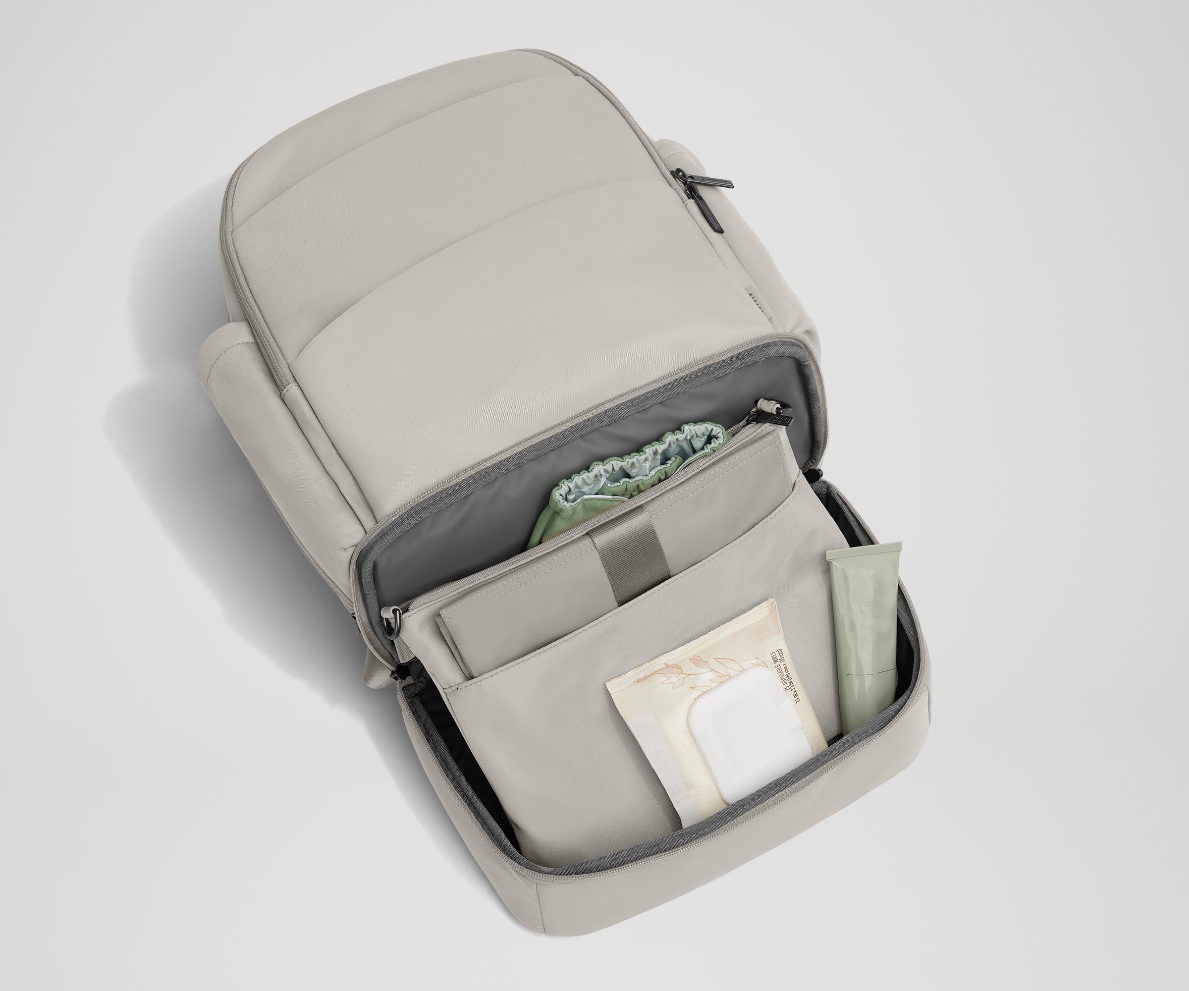 Premium Double Diaper Backpack - Spacious & Stylish Cloud Gray Baby Bag for Parents - Perfect for Travel, Daycare & Outdoor Adventures