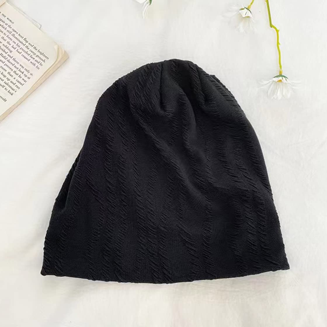 HyzaPhix Women's Fashion Pom Pom Beanie Hat - Soft Knit Winter Hat for Women & Girls - Warm Bobble Hat for Cold Weather - Perfect for Outdoor Activities, Skiing, and Casual Wear