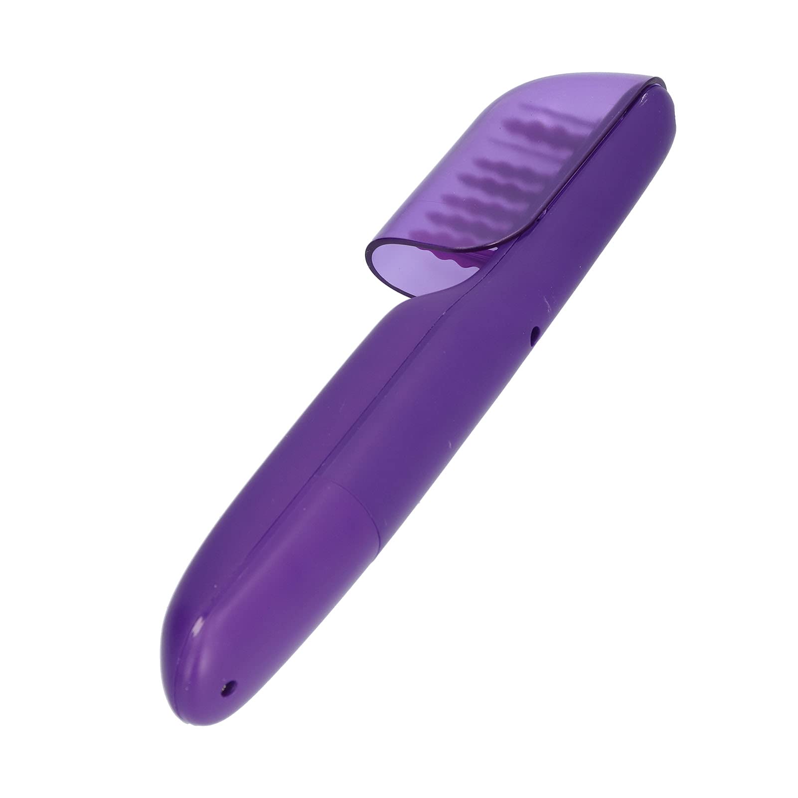 Electric Hair Detangler Comb - Lightweight & Portable Detangling Brush for Adults - Gentle Soft Teeth for Pain-Free Hair Care - Perfect for Home, Travel & Salon Use (Purple)