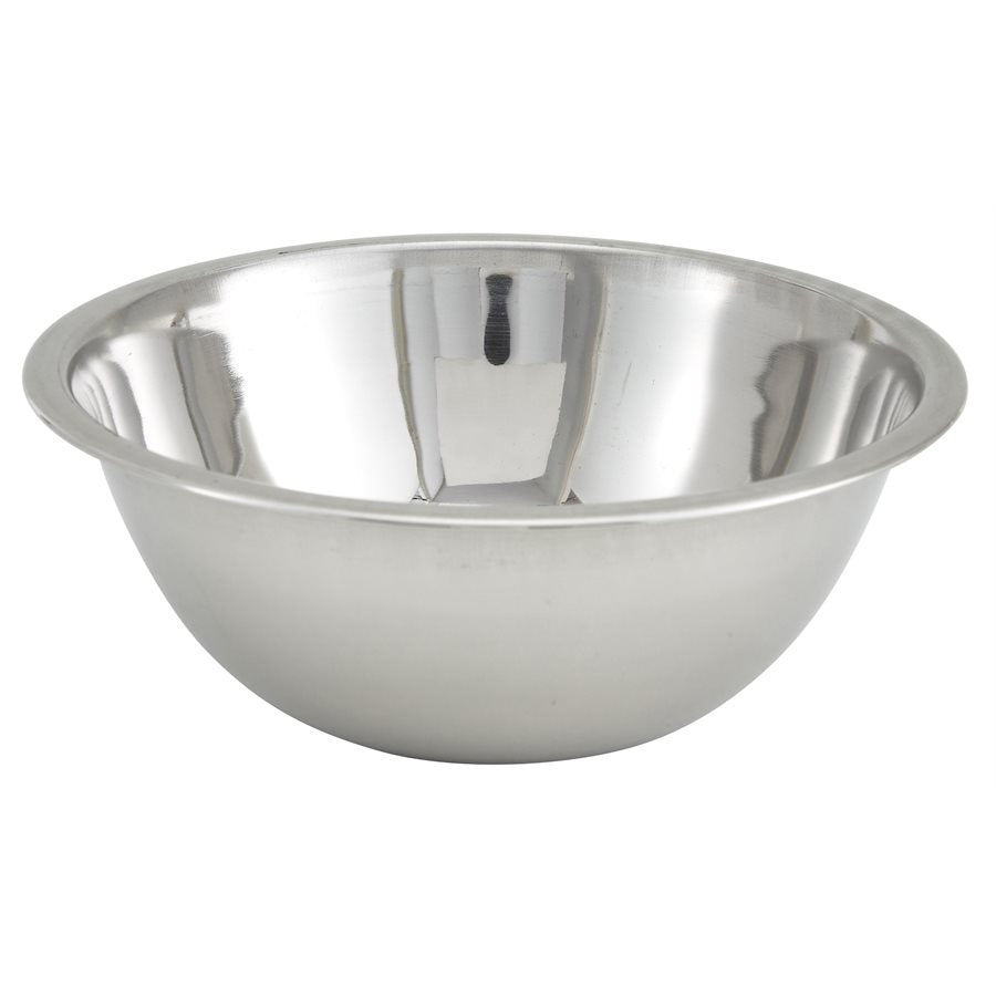 Winco MXB 150Q 1.5 Quart Stainless Steel Mixing Bowl - Durable & Lightweight for Baking, Cooking & Food Prep - Perfect for Home Kitchens & Professional Chefs