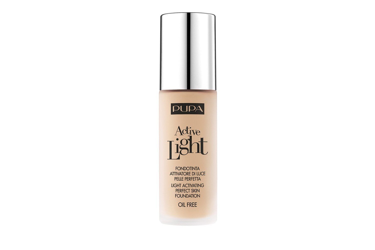 PUPA Milano Active Light Foundation 011 Light Beige - 1 Unit | Lightweight Liquid Makeup for Flawless Coverage | Perfect for Daily Wear & Special Occasions