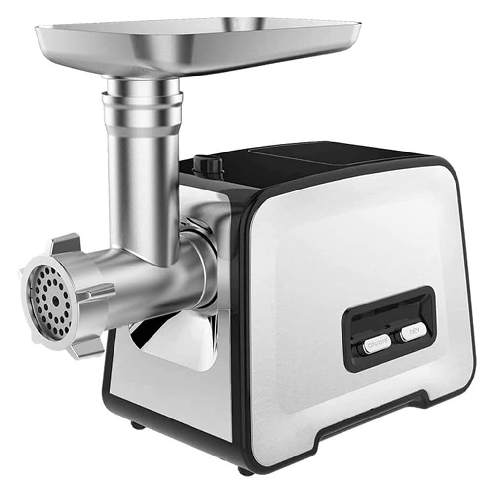 Electric Meat Grinder - 3-in-1 Heavy Duty Kitchen Appliance for Mincing Meat, Slicing Vegetables & Sausage Stuffer | Perfect for Making Burgers, Sliders & Homemade Sausages | Ideal for Home Kitchens & BBQ Parties