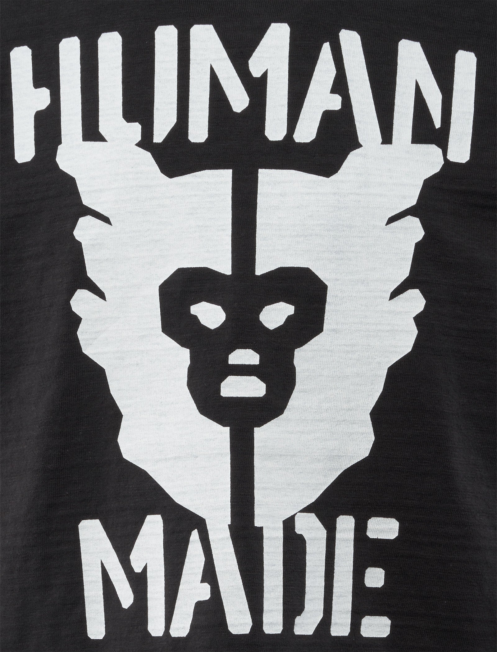 Human Made Black Logo Graphic T-Shirt for Men - Streetwear Casual Cotton Tee | Perfect for Everyday Wear, Outings & Urban Fashion