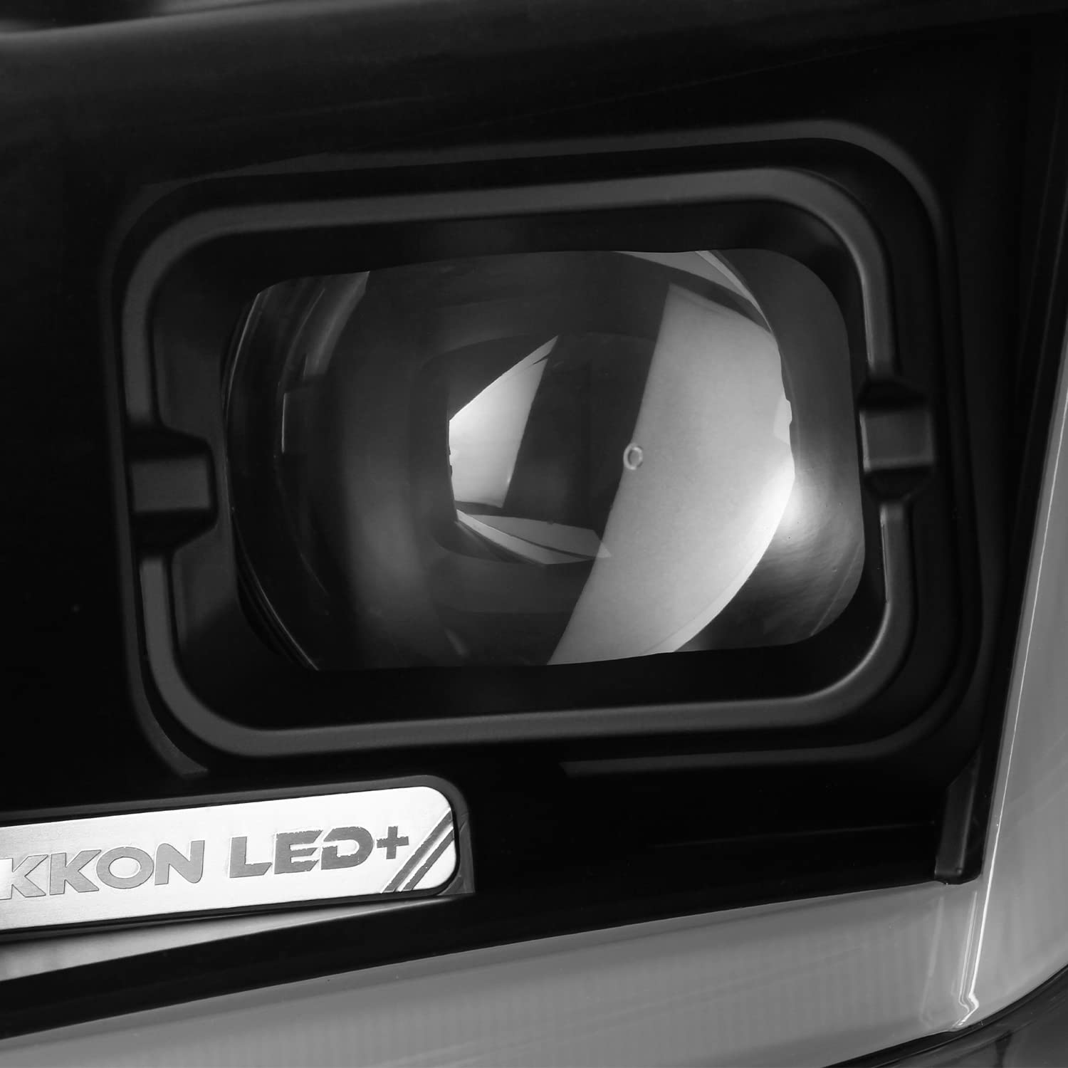 AKKON Full LED DRL Switchback Sequential Triple Lens Projector Headlights - Compatible with 2016-2018 Chevy Camaro, Black | Upgrade Your Night Driving & Style