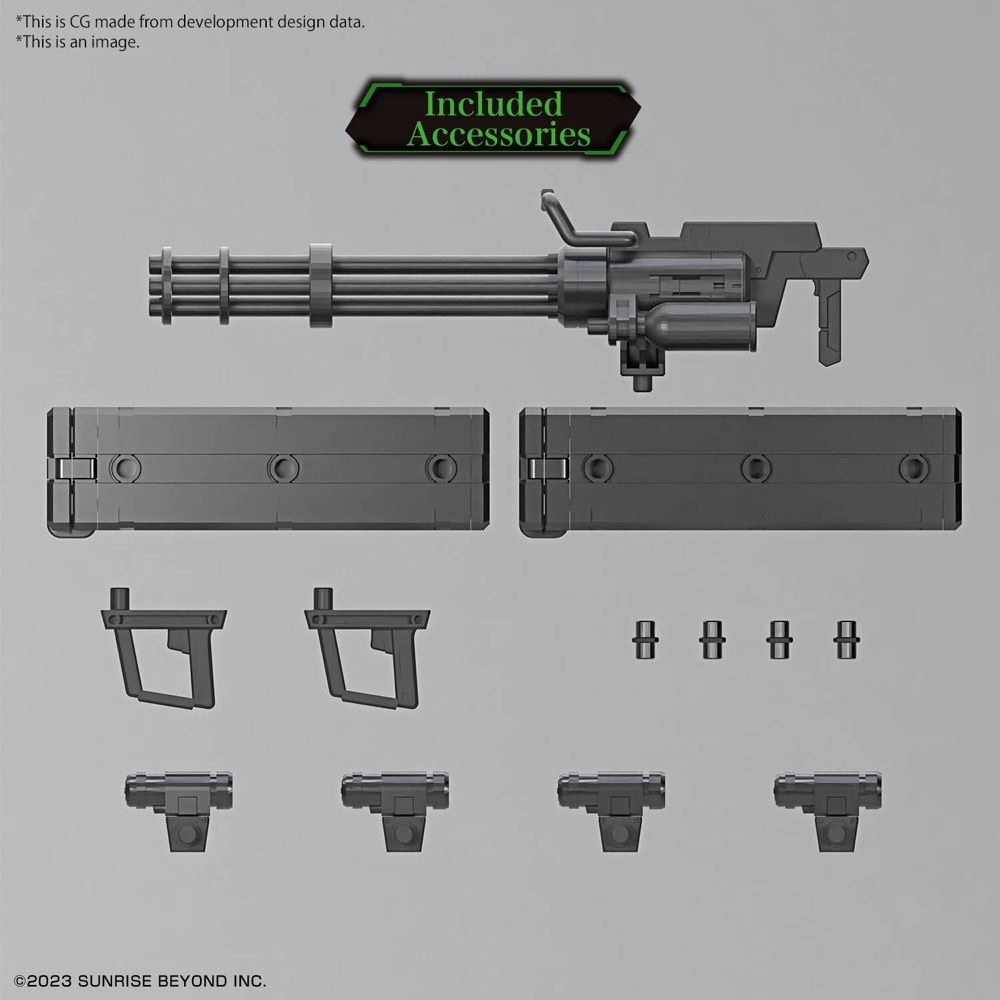 Bandai HG 1/72 Kyoukai Senki AMAIM Warrior at the Borderline Weapon Set 8 Model Kit - Perfect for Anime Fans & Collectors - Build & Display Your Mecha Collection