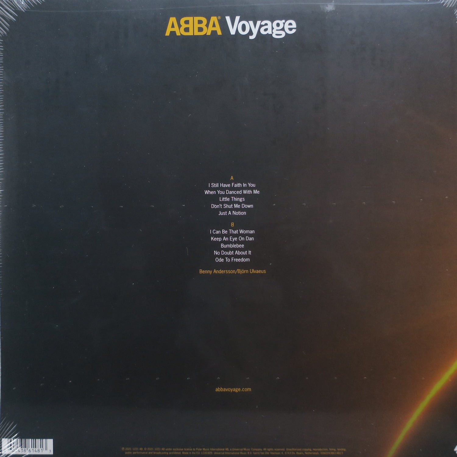 ABBA 'Voyage' Vinyl Record LP with Exclusive Poster & Collectible Postcard - Perfect for Music Lovers & Home Decor