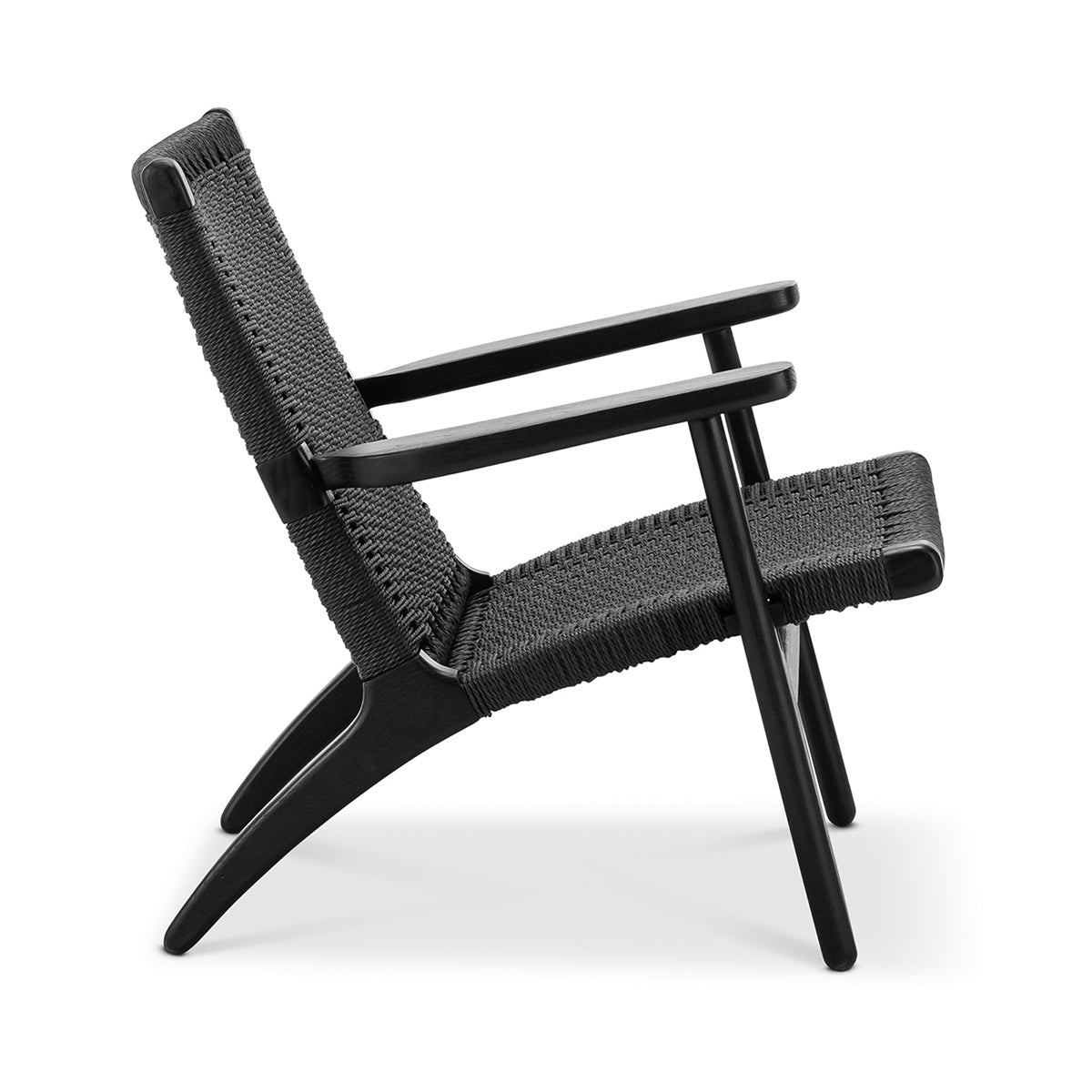 Easi Woven Rope Armchair - Modern Boho Rattan Chair with Cushion, Indoor Outdoor Patio Furniture for Living Room, Bedroom, or Garden Relaxation