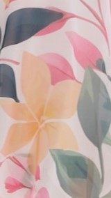 Kelli Maxi Dress for Women - White Floral Print Summer Beach Dress - Perfect for Vacation, Party, and Casual Wear