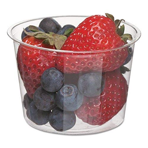 Eco-Friendly PLA Clear 4 oz Portion Cups - 2000 Pack | Biodegradable Disposable Food Containers for Parties, Catering & Takeout