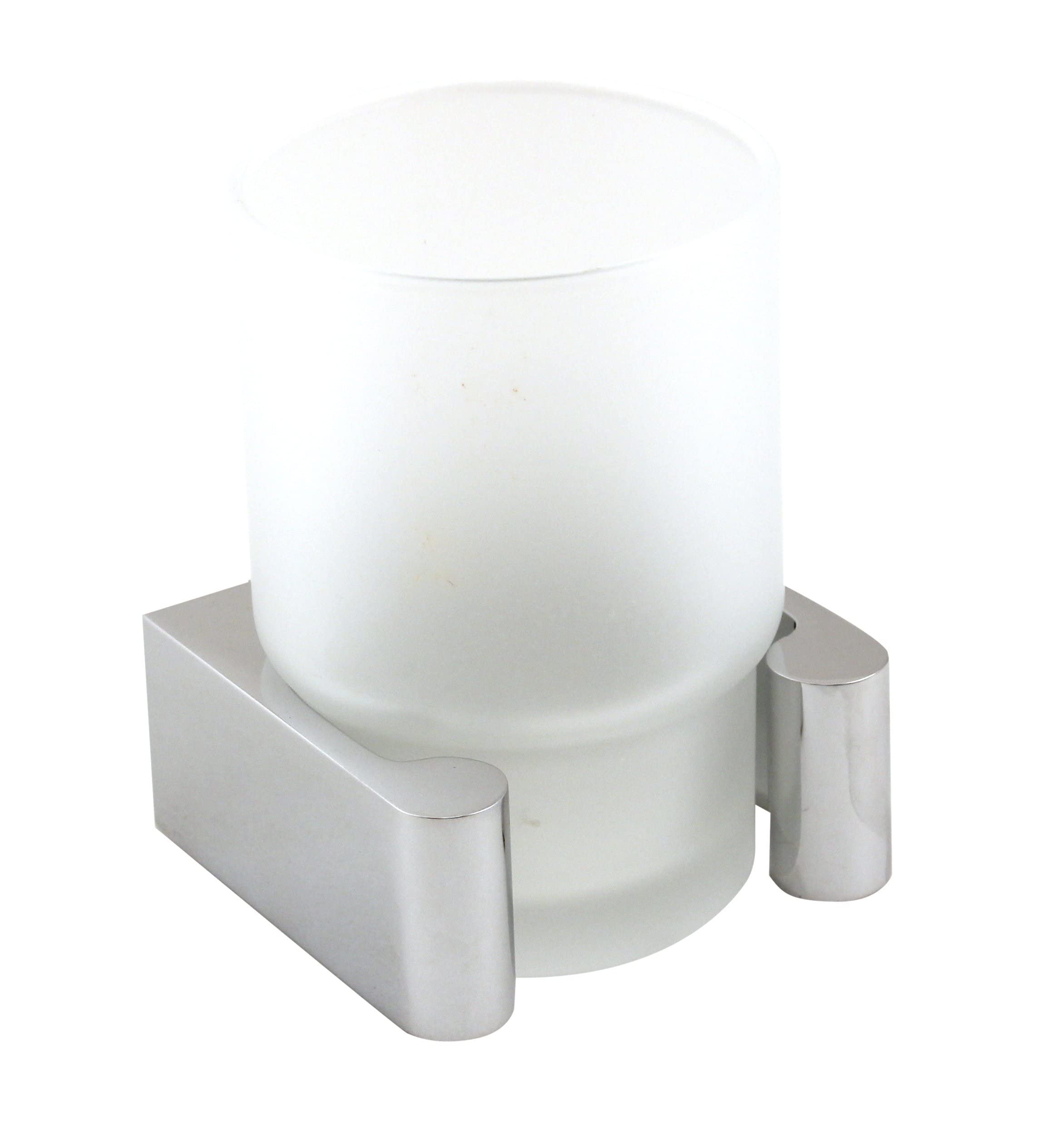 Luna Counter Top Tumbler Holder - Polished Nickel Finish | Stylish Cup Organizer for Kitchen, Bar & Office Countertops
