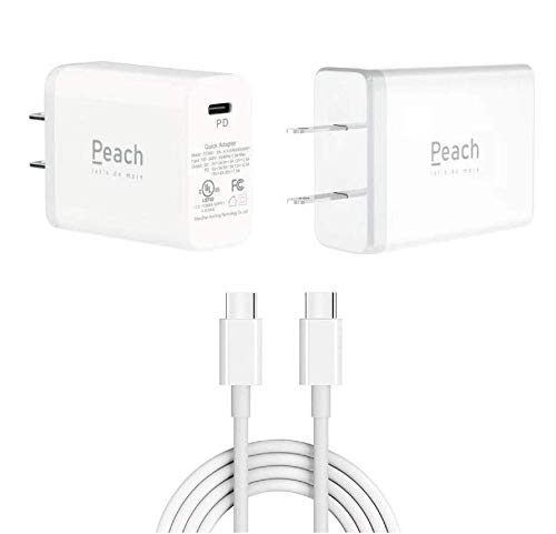 UL Listed 30W USB C Fast Charger with PD - Wall Adapter for Microsoft Lumia 950 XL Dual SIM - Includes 6FT USB C to USB C Cable - Perfect for Home, Office & Travel Charging