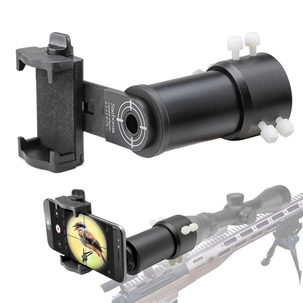 Rifle Scope Mount Camera Adapter - Smartphone Hunting Scope Adapter for Shooting Practice & Outdoor Education | Perfect for Hunting Tutorials, Target Practice & Wildlife Observation