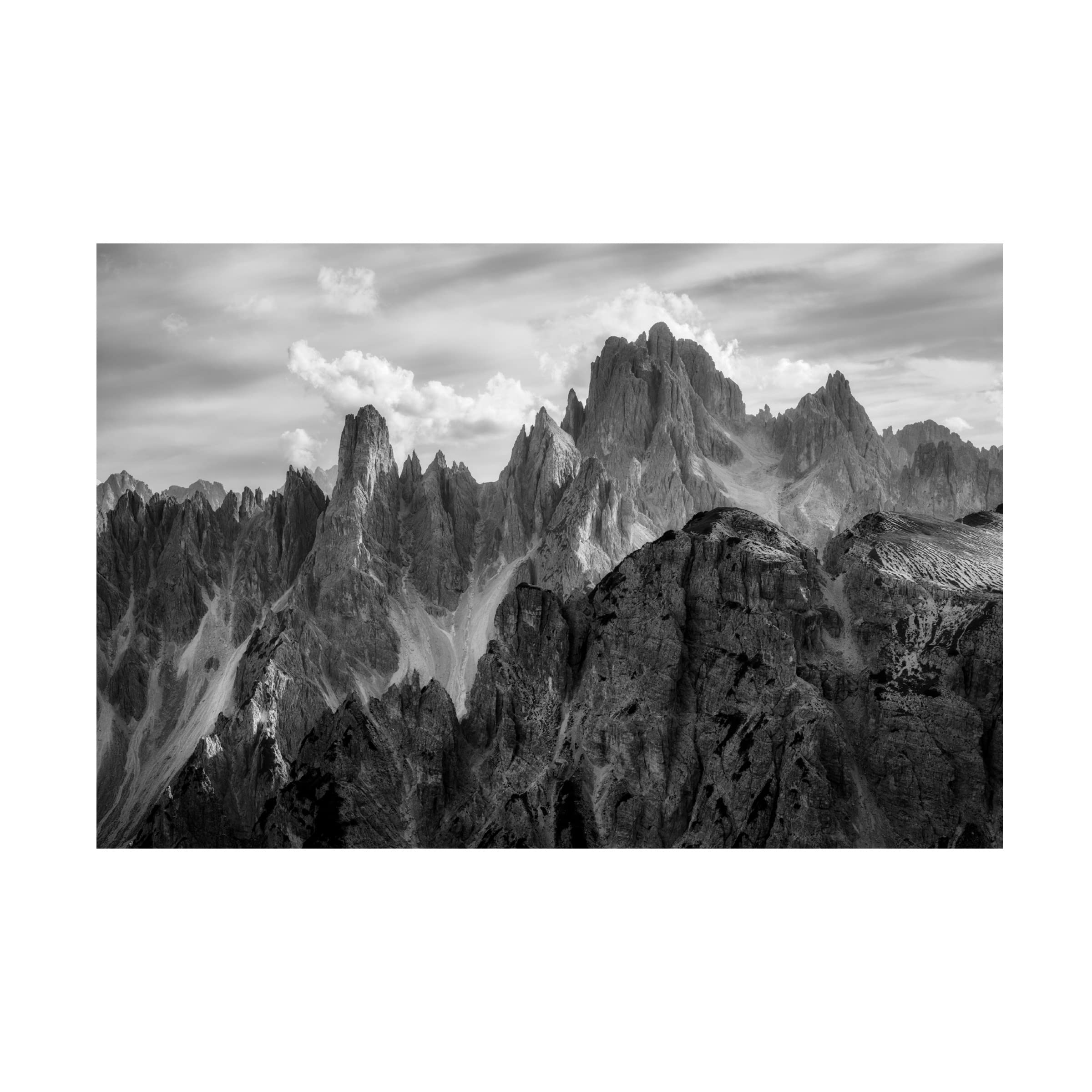 Trademark Fine Art 'The Peaks' Canvas Wall Art by Daniel Gastager - Stunning Mountain Landscape Painting for Living Room, Bedroom & Office Decor