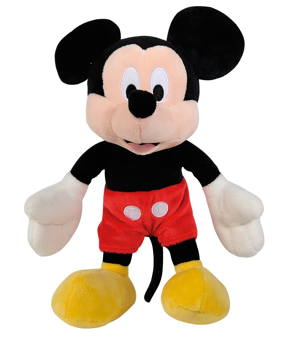 Simba Toys - Mickey Mouse Plush Stuffed Animal Toy 5872632 - Perfect for Disney Fans, Kids Gifts, and Collectors