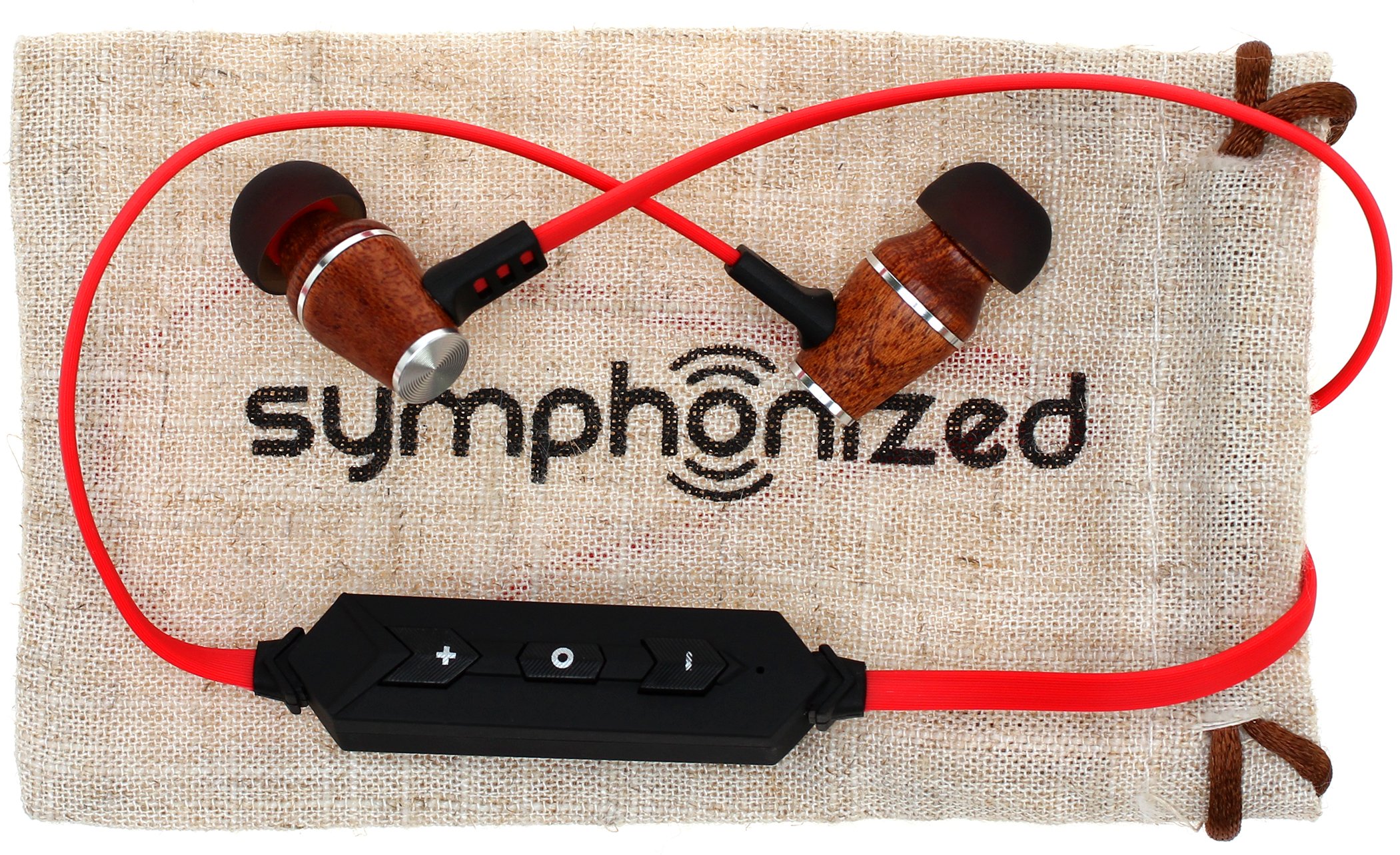Symphonized Neckband Bluetooth Headphones - Wireless Sport Earbuds with Earhooks, Sweatproof & Secure Fit for Running, Gym & Workouts | Built-in Mic for Calls | Long Battery Life | Perfect for Fitness & Outdoor Activities