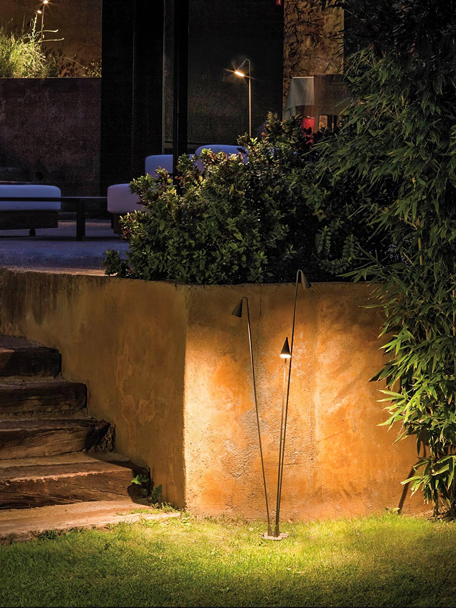 Bellflower Outdoor Floor Lamp - Weatherproof & Durable Garden Lighting for Patio, Deck, Backyard - Perfect for Evening Gatherings & Landscape Ambiance