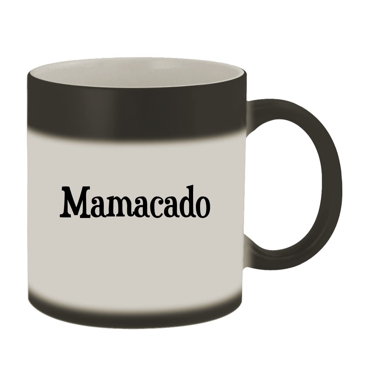 Mamacado 11oz Color Changing Ceramic Mug - Heat Sensitive Matte Black Coffee Cup for Home, Office & Gifts