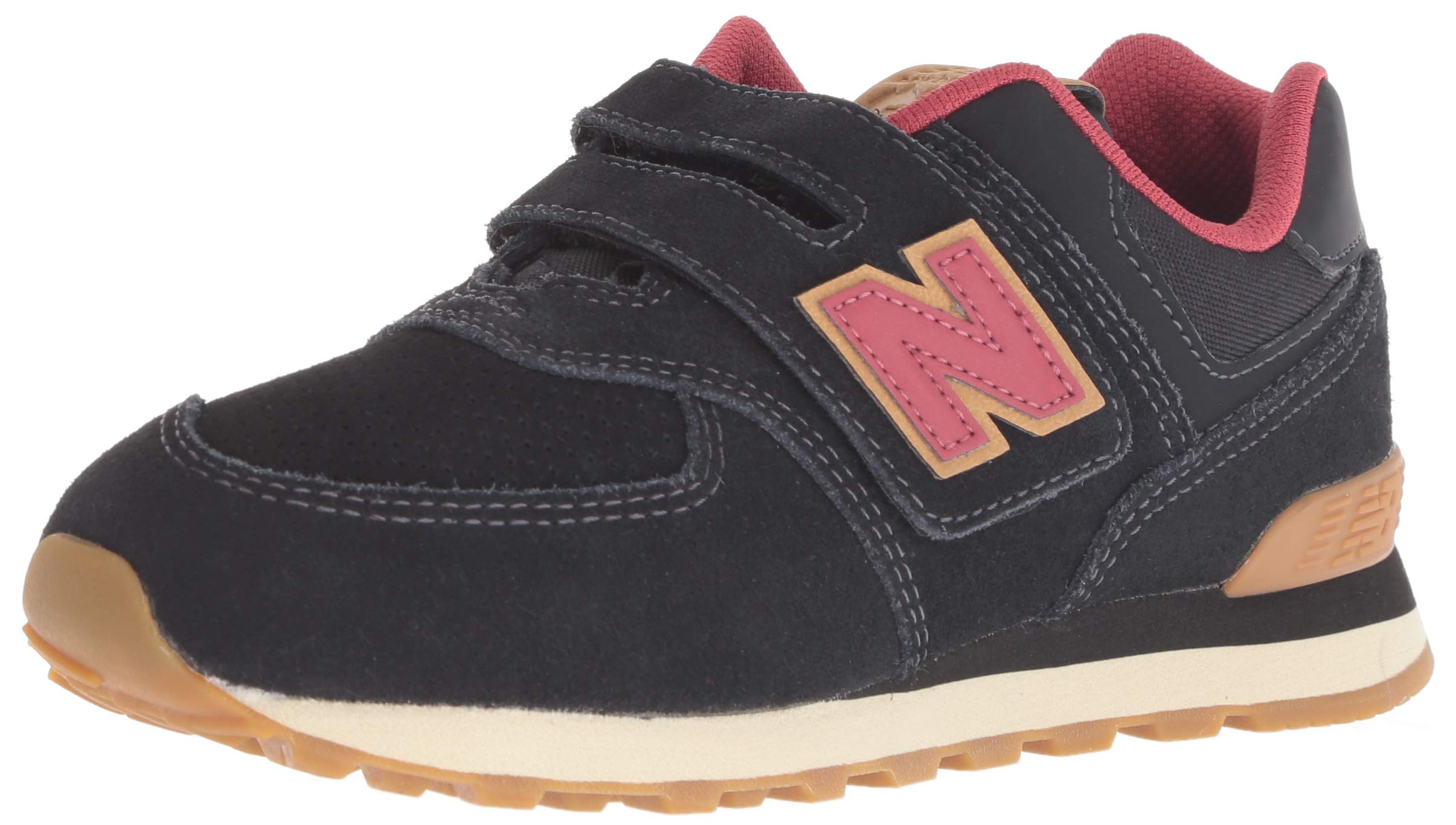 New Balance Kids 574 V1 Peanuts Sneakers with Hook & Loop Closure - Comfortable Casual Shoes for Boys & Girls - Perfect for School, Play & Everyday Wear