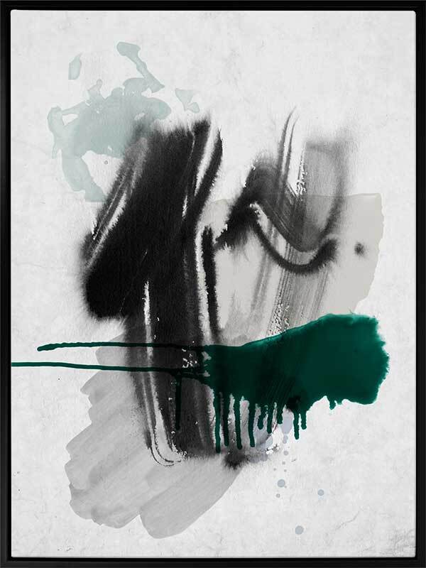 Astray I Canvas Art Print - Modern Abstract Wall Decor for Living Room, Bedroom & Office - High-Quality Gallery Wrapped Ready to Hang