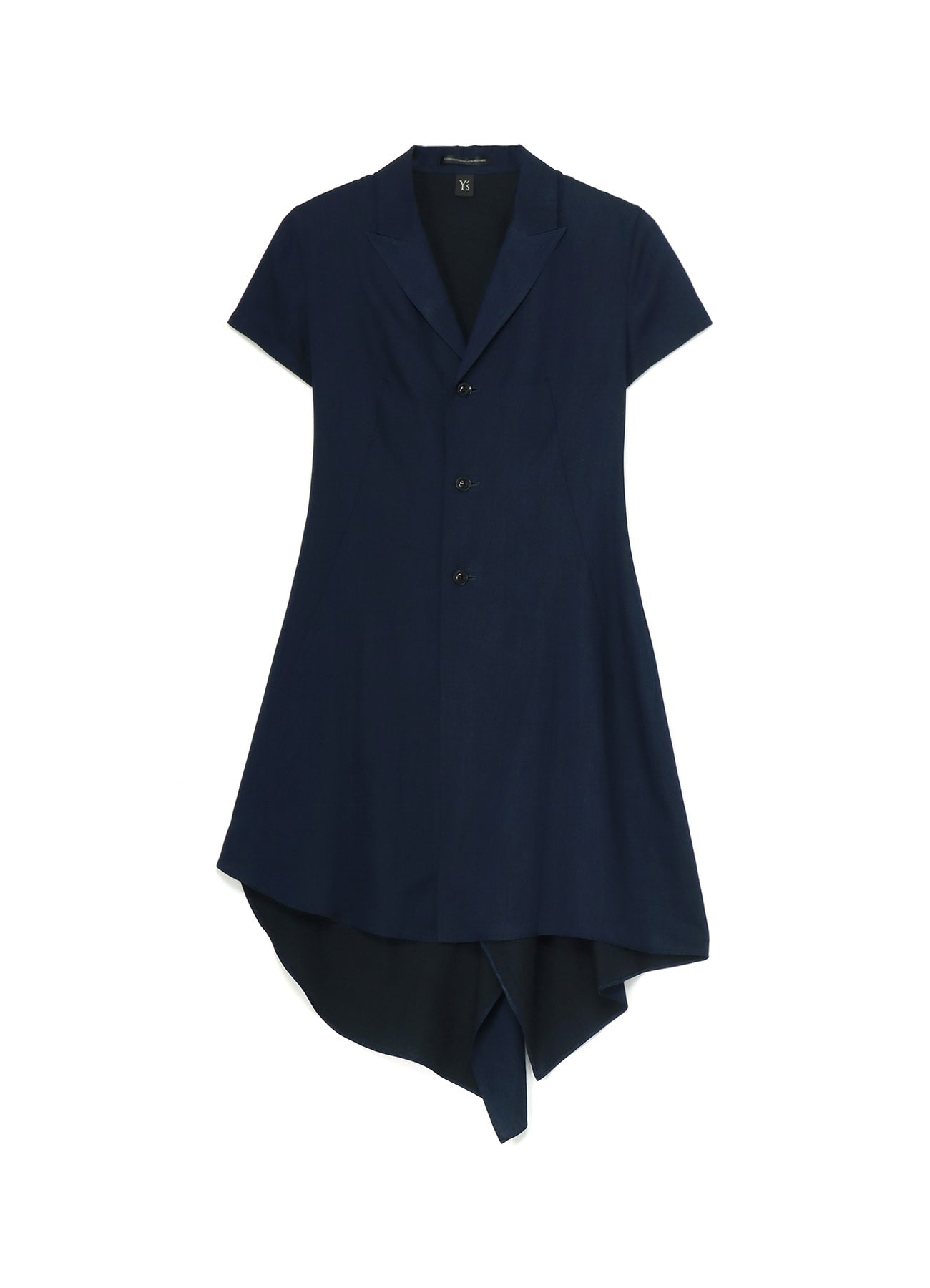 Cupro Dungaree Twill Asymmetrical Shirt Jacket - Stylish Layering for Casual Outfits & Streetwear Fashion
