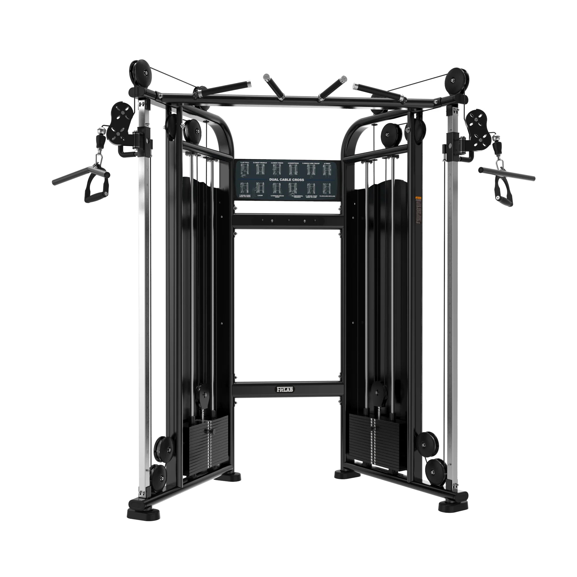 FITLAB Commercial Functional Trainer - Professional Gym Equipment for Strength & Conditioning - Perfect for Home Gyms, CrossFit, and Functional Training Workouts