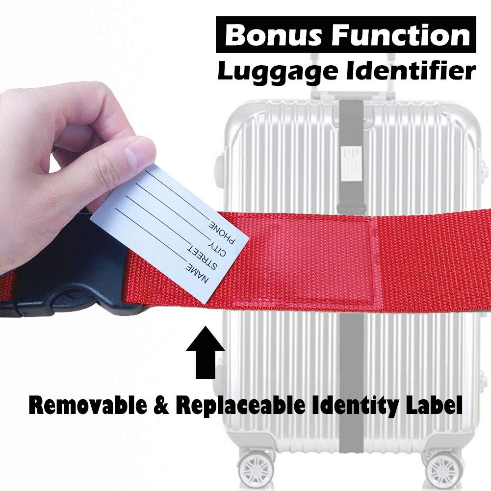 Heavy Duty Adjustable Luggage Straps for Suitcases, Duffel Bags & Travel Cases - 79