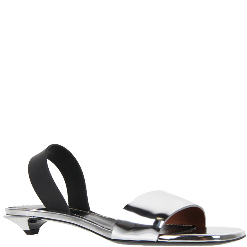 Women's Open Slingback Sandals Size 20 in Silver - Comfortable Summer Casual Shoes for Beach, Vacation & Everyday Wear