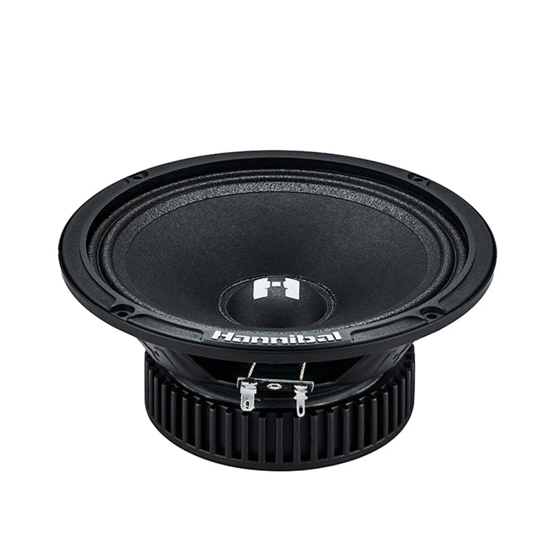 Hannibal HM 6E+ 6.5 Inch Mid Range Speakers Pair - High Performance Car Audio Speakers for Clear Sound - Perfect for Car Audio Systems, Home Theater, and Live Music Performances