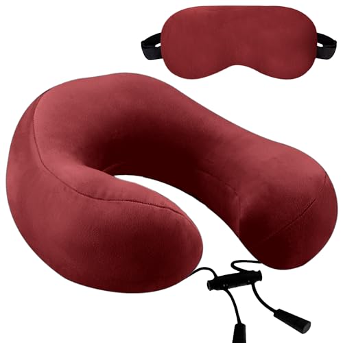 RED WITH EYE MASK