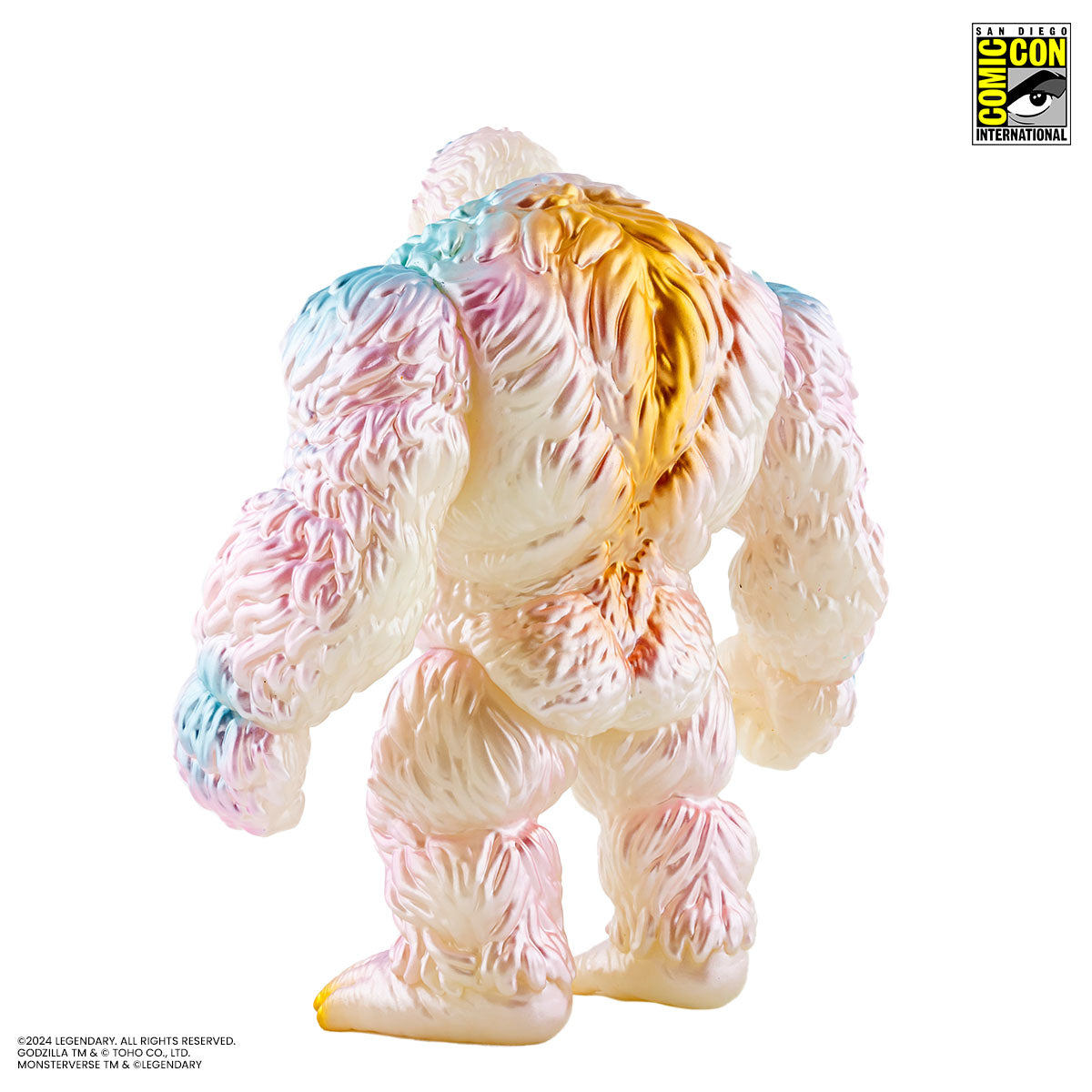 Godzilla vs Kong: The New Empire Kong Soft Vinyl Collectible Figure - Cherry Blossom Glow in The Dark Edition - Perfect for Movie Fans, Anime Collectors & Home Decor Display