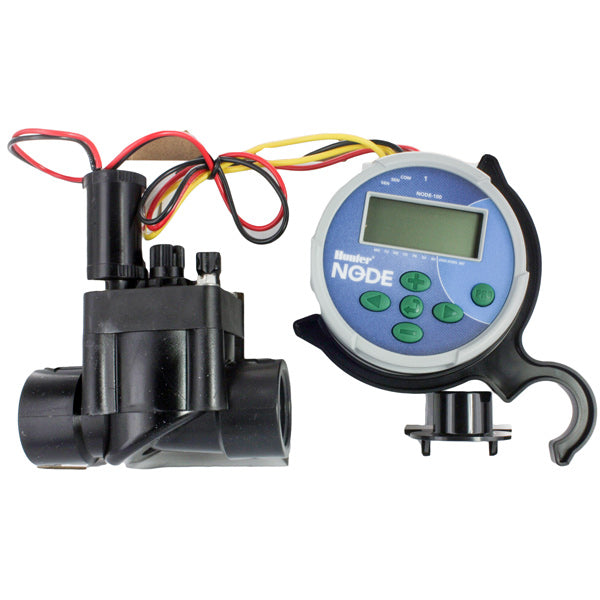 Hunter NODE Battery Operated Smart Irrigation Controller - Compatible with Hunter X2, XC, and Pro-C Models | Perfect for Lawn, Garden, and Landscape Watering Systems