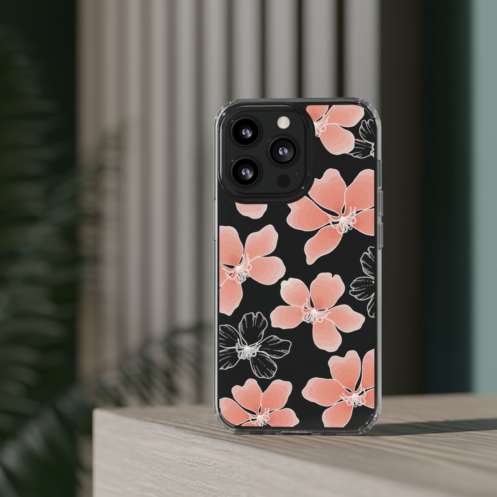 Hong Kong Orchid Clear Phone Case - Slim Protective Cover for iPhone & Samsung | Perfect for Everyday Use, Travel & Gifting