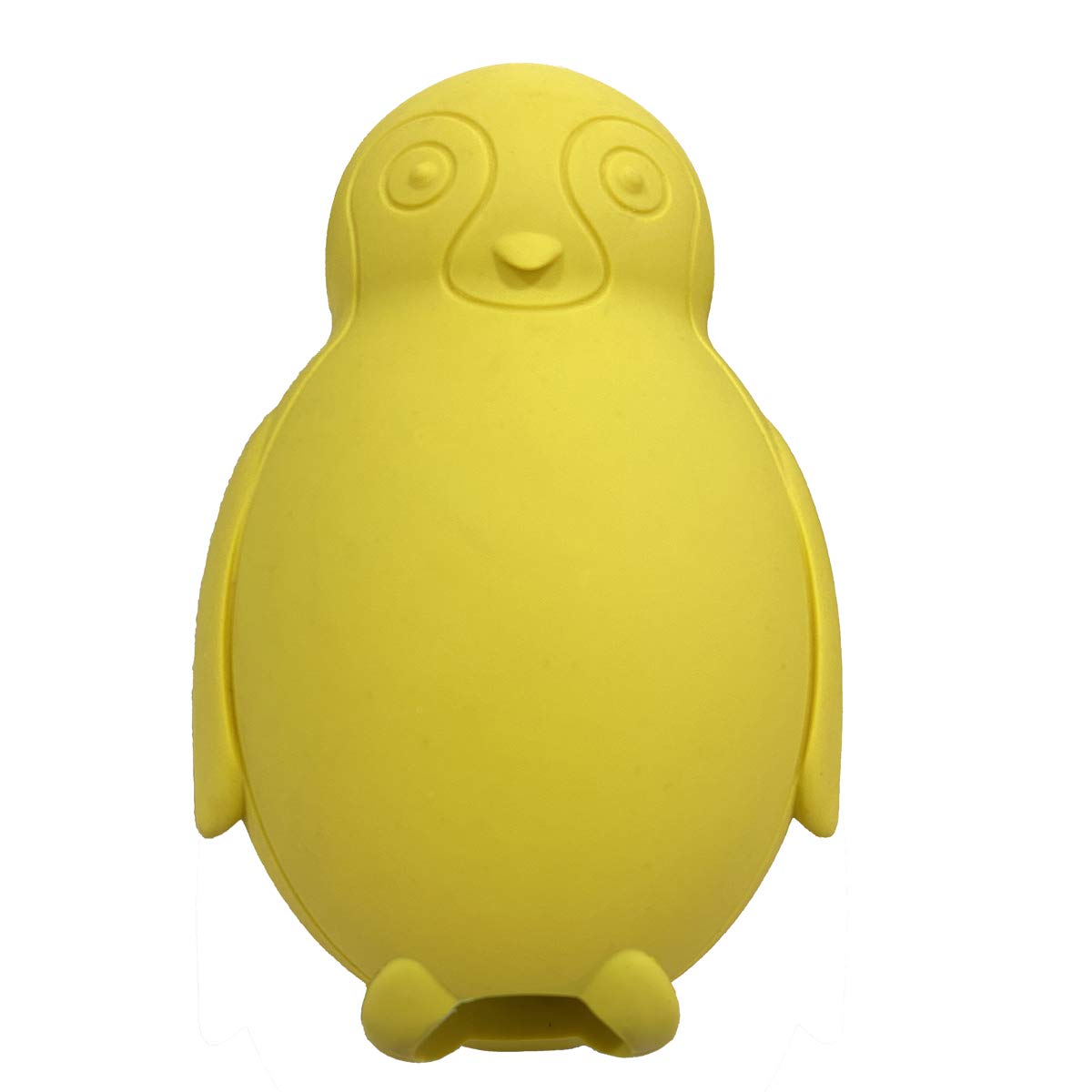 Durable Penguin Dog Chew Toys - Freezable Stuffable Treat Dispenser for Puppies | Natural Rubber Interactive Puzzle Game Toy for Small, Medium & Large Dogs | Fun Chase & Fetch Toy with Beef Flavor | Perfect for Training, Teething & Playtime