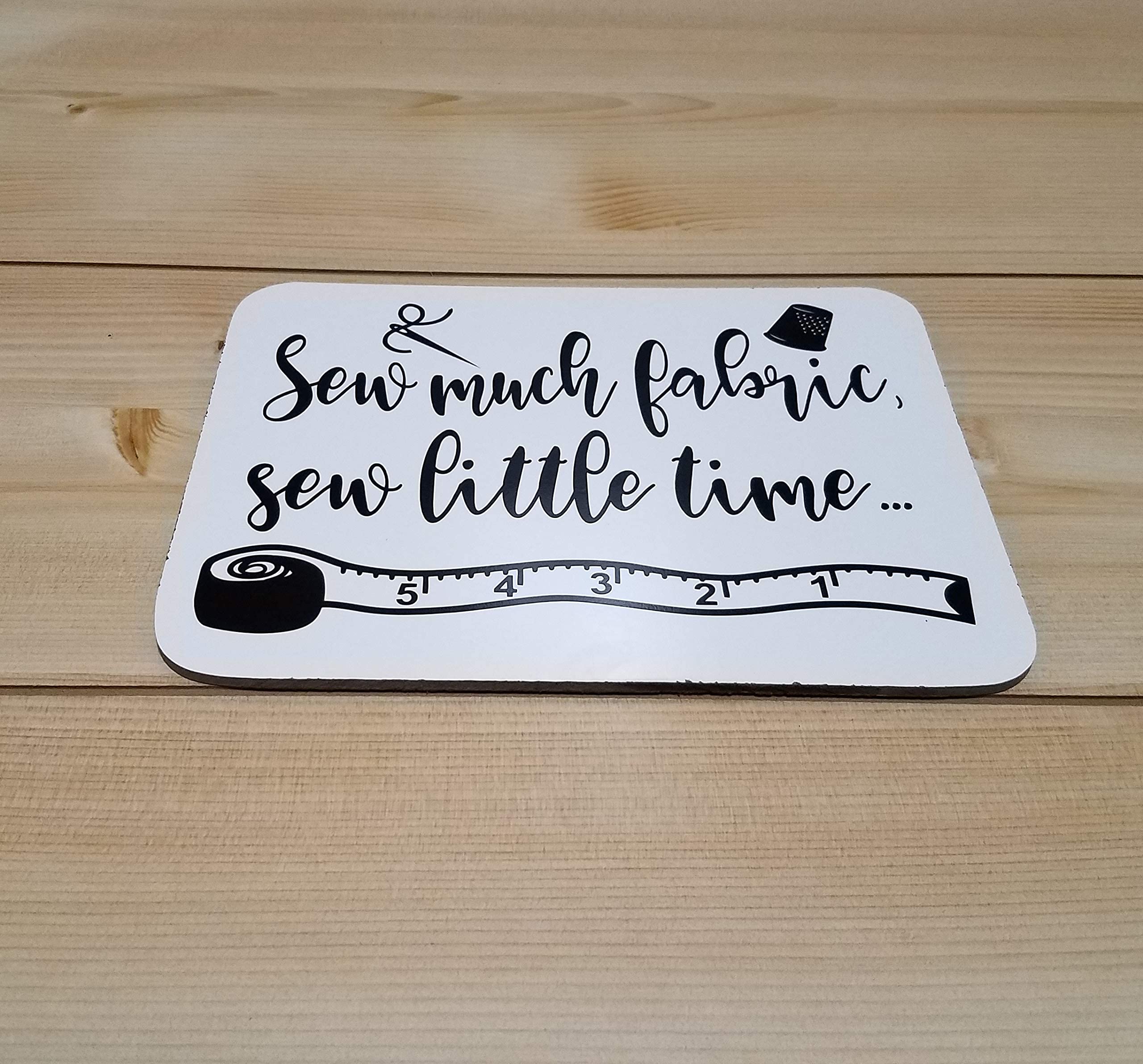 Quilt Sign & Sewing Room Decor - Handmade Fabric Wall Art for Quilters & Sewing Enthusiasts - Perfect for Craft Rooms, Studios & Home Décor