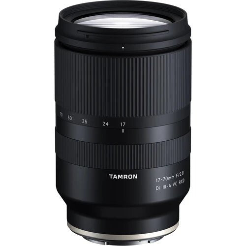 Tamron 17-70mm f/2.8 Di III-A VC RXD Lens for Sony E-Mount - Fast Aperture Zoom Lens for Portrait, Travel & Low Light Photography (Ideal for Vlogging, Street & Event Photography)