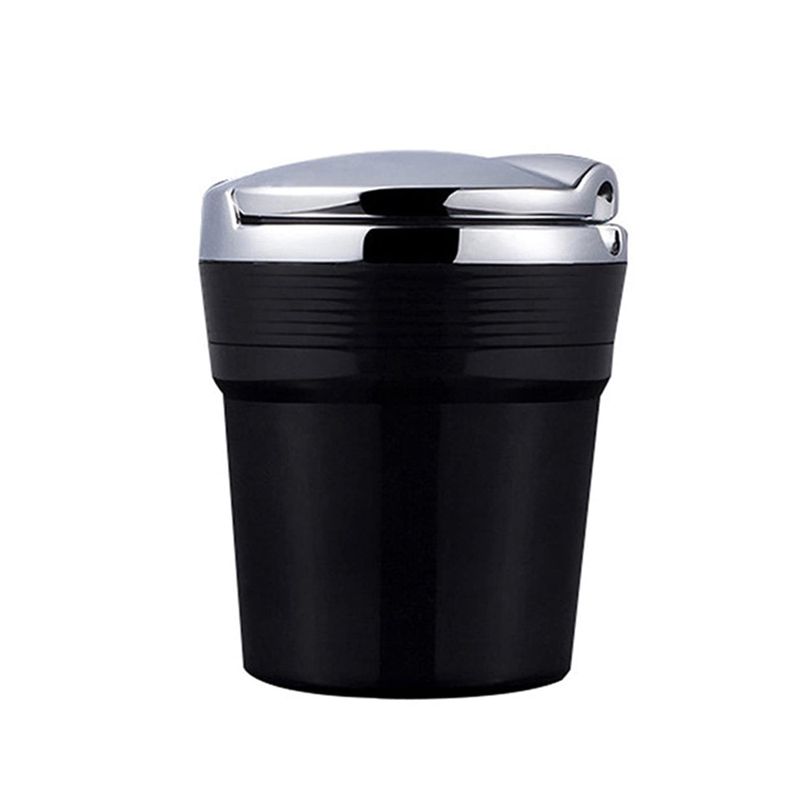CAIMEI Metal Car Ashtray - Detachable Mini Smokeless Cigar Ashtray with Blue LED Light for Car Cup Holder | Fireproof & Odorless for Home, Office, Travel | Perfect for Smokers in Vehicles, Workplaces & Outdoor Use
