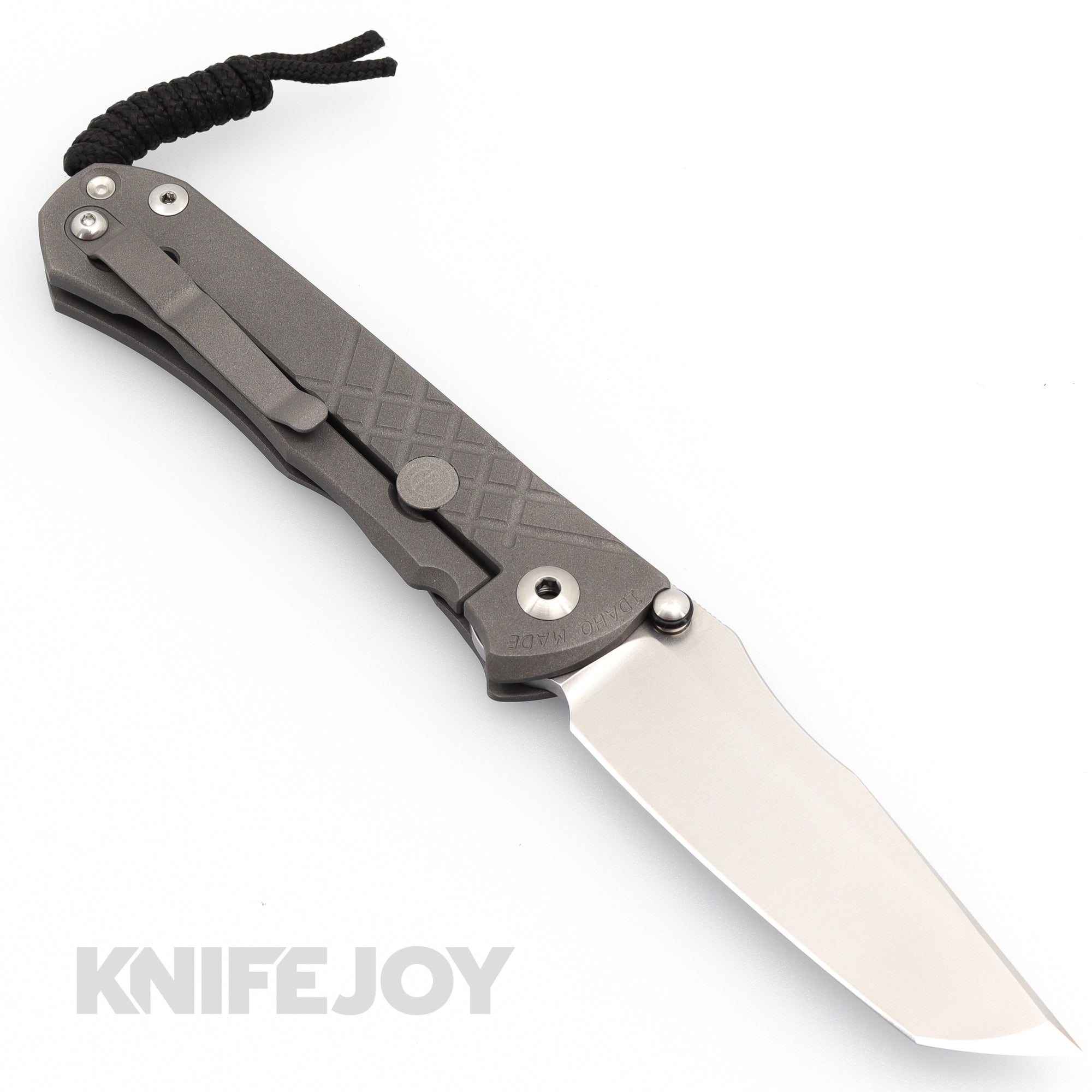 Chris Reeve Knives Umnumzaan Plain Tanto Folding Knife - Magnacut Blade & Titanium Handle | EDC, Outdoor Survival, Camping & Tactical Use
